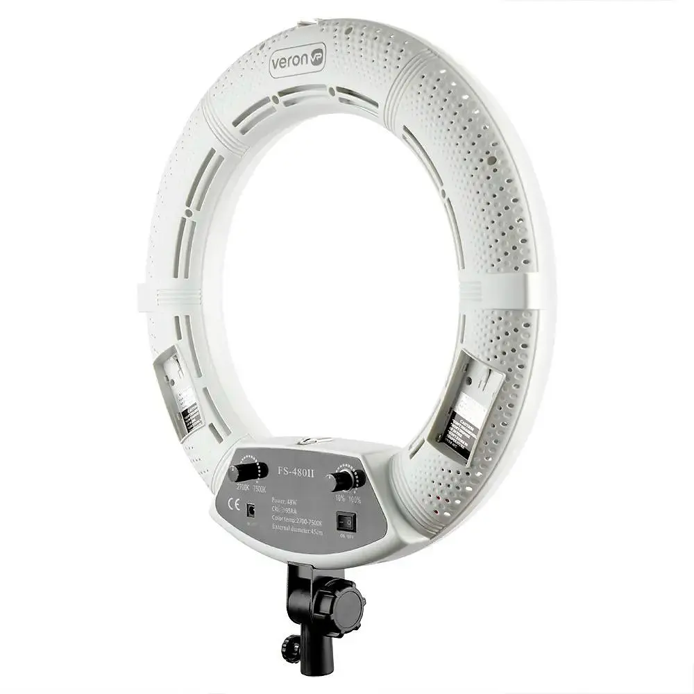 Кільцева LED лампа Veron FS-480 II LSD 45см 48W 2700-7500K White [121983] - фото 4