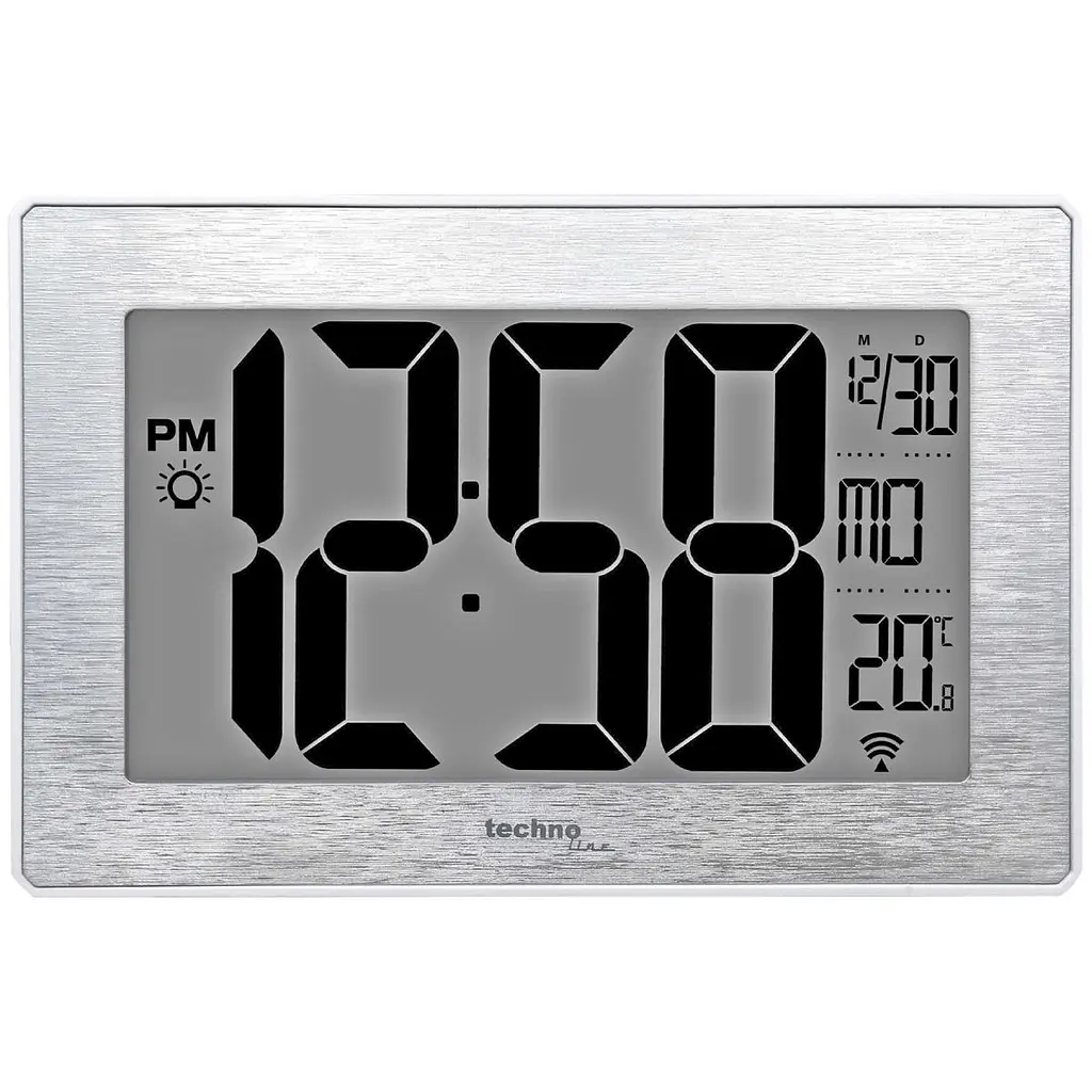 Настінний годинник Technoline WS8019 Silver (WS8019) - фото 2