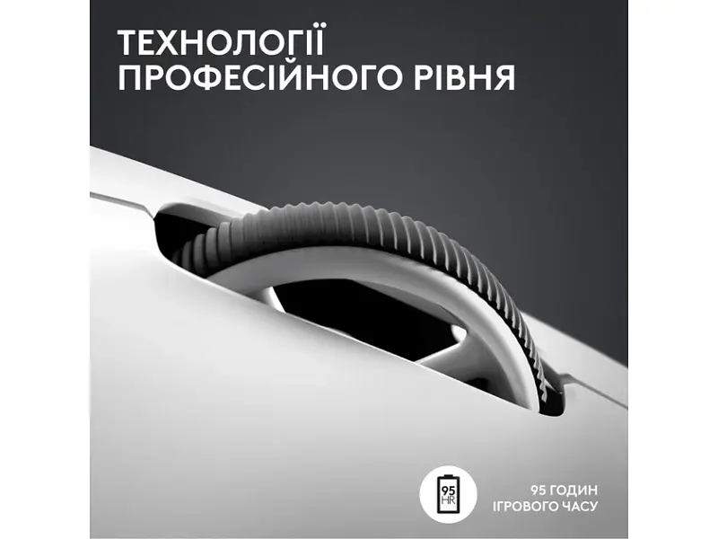 Миша Logitech G Pro X Superlight 2 Lightspeed Wireless White (910-006638) - фото 4