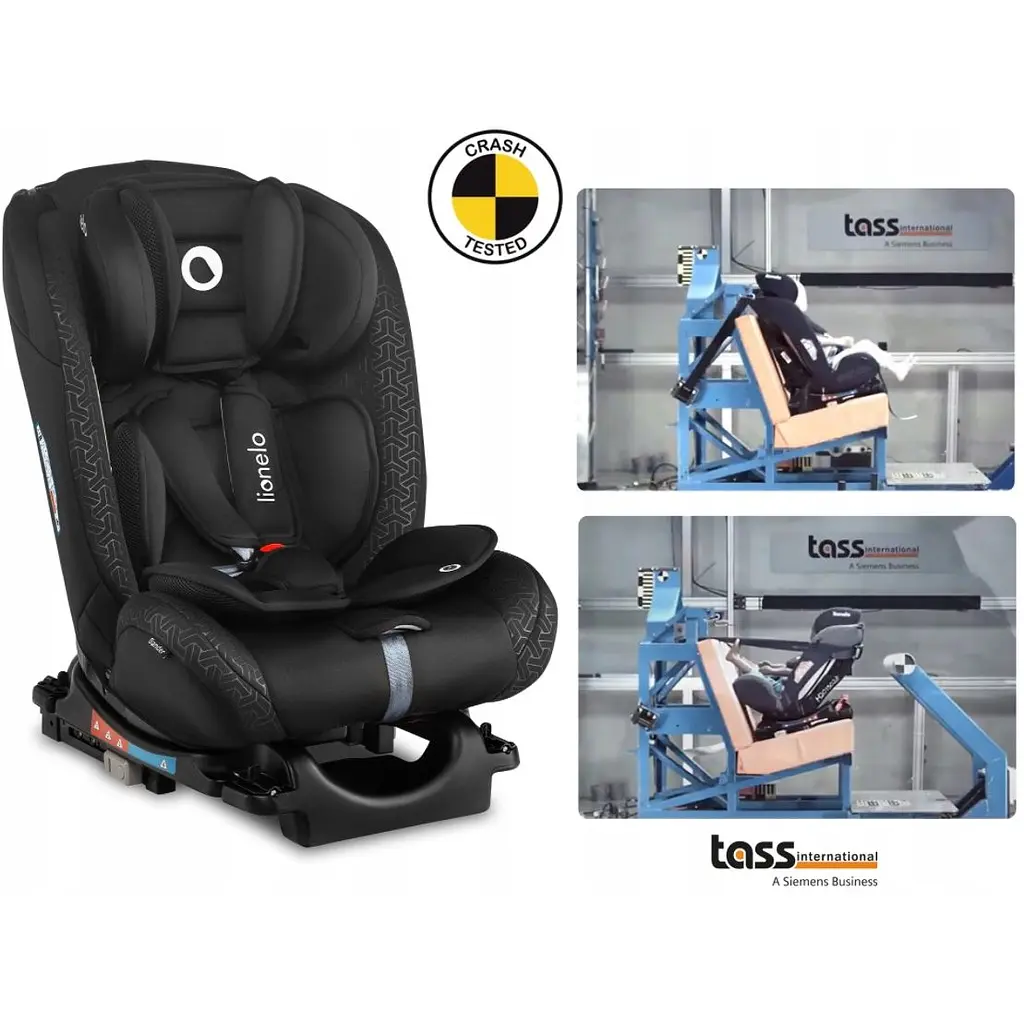 Автокресло Lionelo Sander Isofix 0-36 кг Black - фото 4