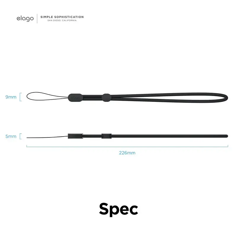 Чохол Elago Silicone Basic Case with Nylon Lanyard Mint для AirPods Pro 2nd Gen м'ятний (EAPP2SC-BA+ROSTR-MT) - фото 6