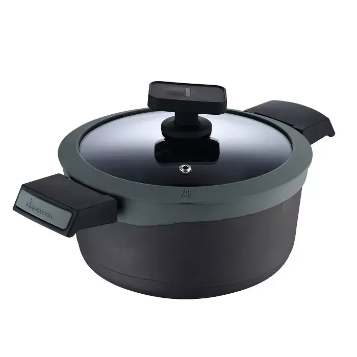 Каструля з кришкою MasterPro Gastro reeco 2,7 л (BGMP-8106) - фото 2
