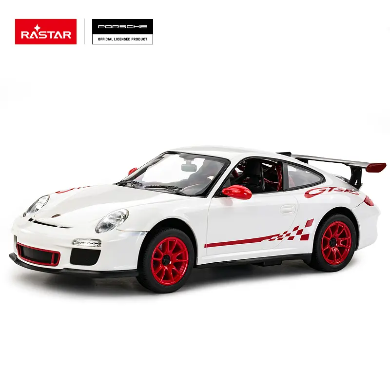 Машинка Porsche GT3 белая RASTAR модель 1:14 Автомобиль на дистанционном управлении + пульт - фото 2