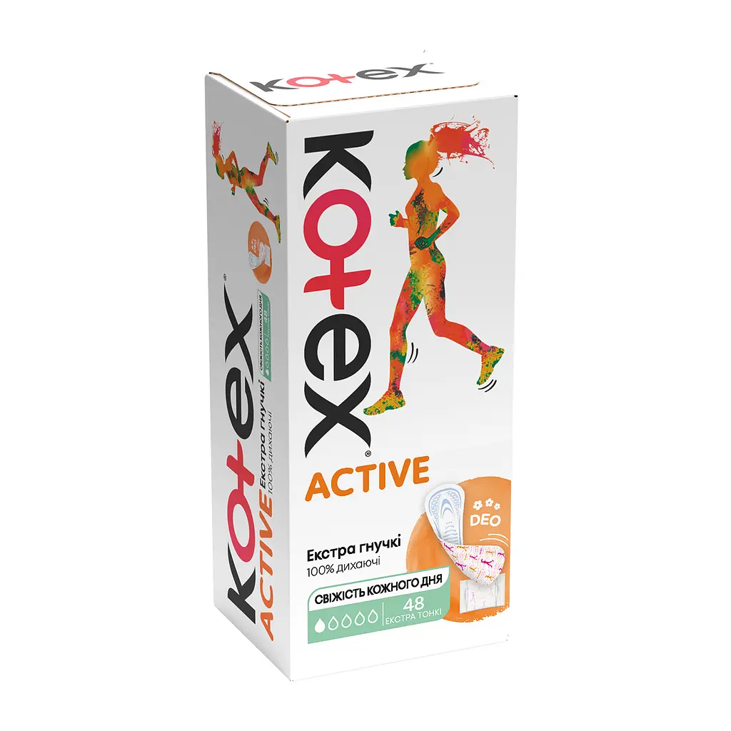 Щоденні прокладки Kotex Active Deo 48 шт. - фото 2