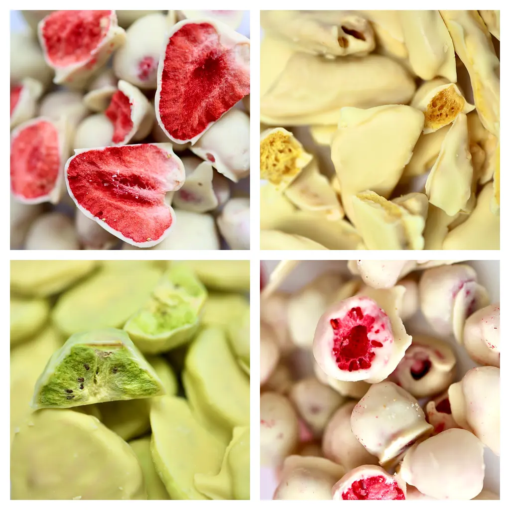 Сублимированные фрукты в шоколаде, 4 вкусов - фото 2