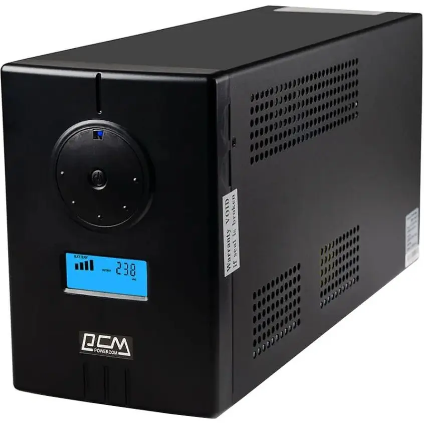 ДБЖ Powercom NF-1100AP LCD ІНВЕРТОР 1100VA/770W USB 2xSchuko, 15А, 24v/220v - фото 2