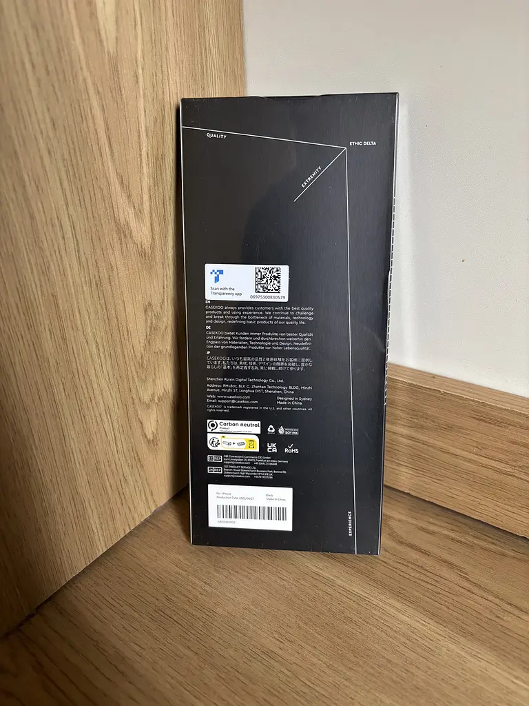 Захисне скло Casekoo для iPhone 14 Pro 6.1" загартоване 9H преміум класу набір з 2 шт (SKU-054) - фото 9