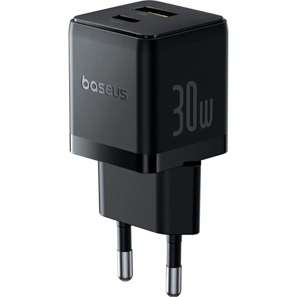 Мережевий зарядний пристрій Baseus Palm Fast Charger 30W Cluster Black (P1011160A113-00) [139989] - фото 3