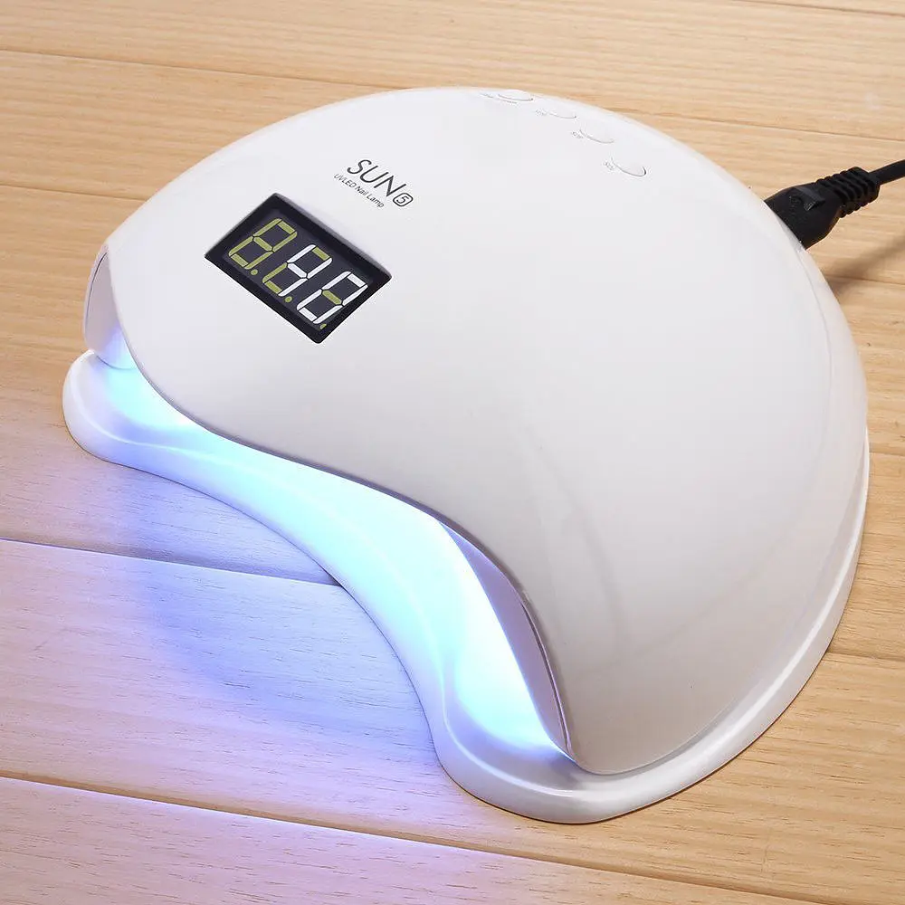 Лампа для манікюру Sun 5 ультрафіолетова LED 48W White (3_01292) - фото 4
