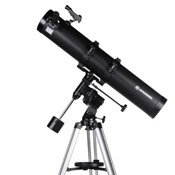 Телескоп Bresser Galaxia II 114/900 EQ3 Solar Carbon з сонячним фільтром і адаптером для смартфона (4614909) - фото 5