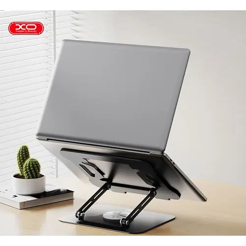 Настільний тримач XO C153 Metal Laptop Swivel Large Stand Чорний - фото 5