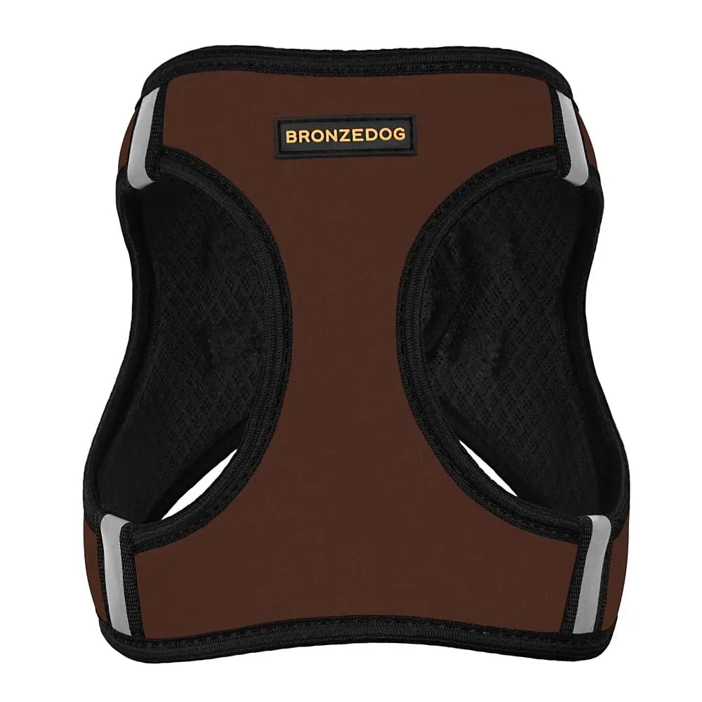 Шлея для собак Bronzedog Sport Vest L 26х20х3 см коричневая - фото 2