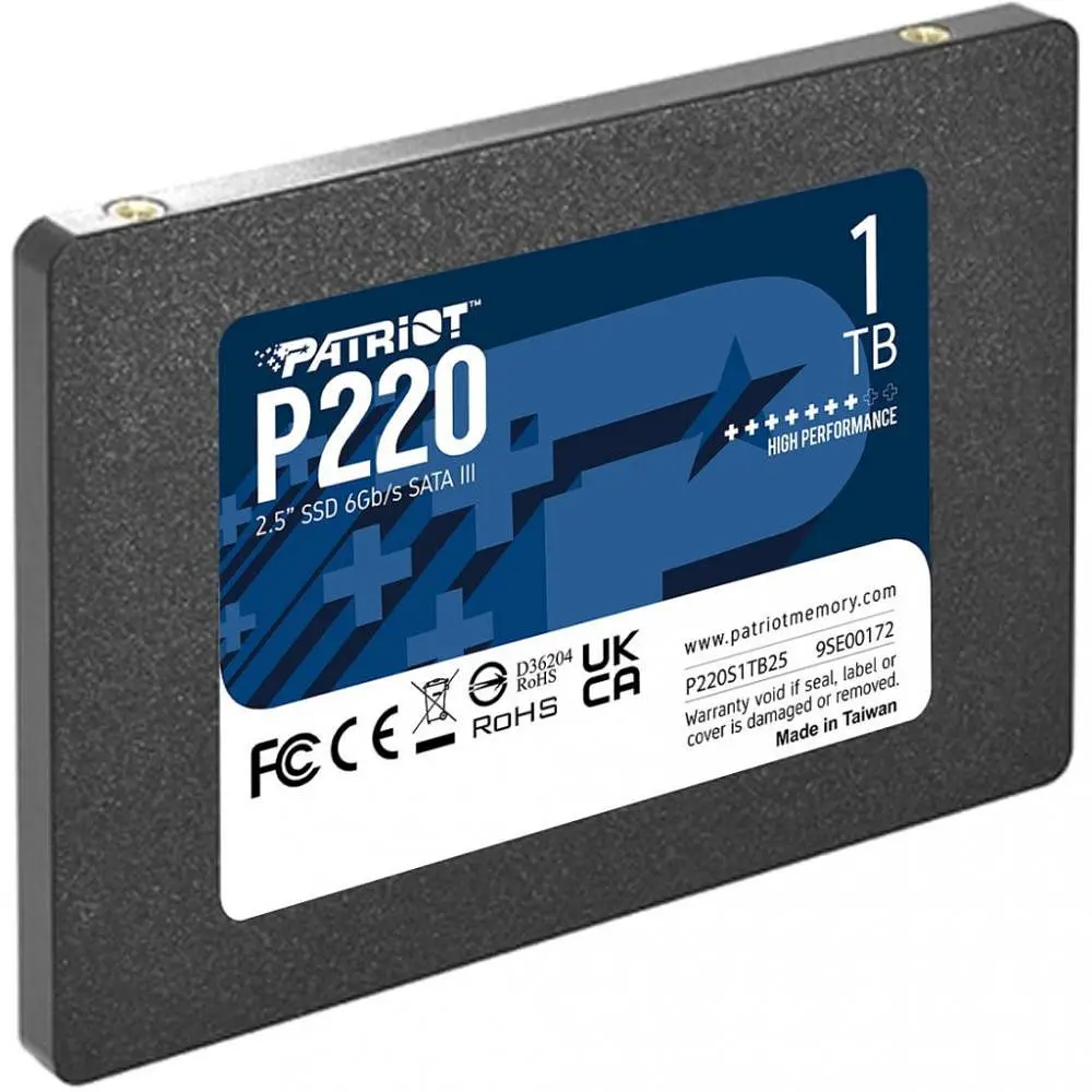 SSD-накопитель Patriot P220 1 ТБ (P220S1TB25) - фото 3
