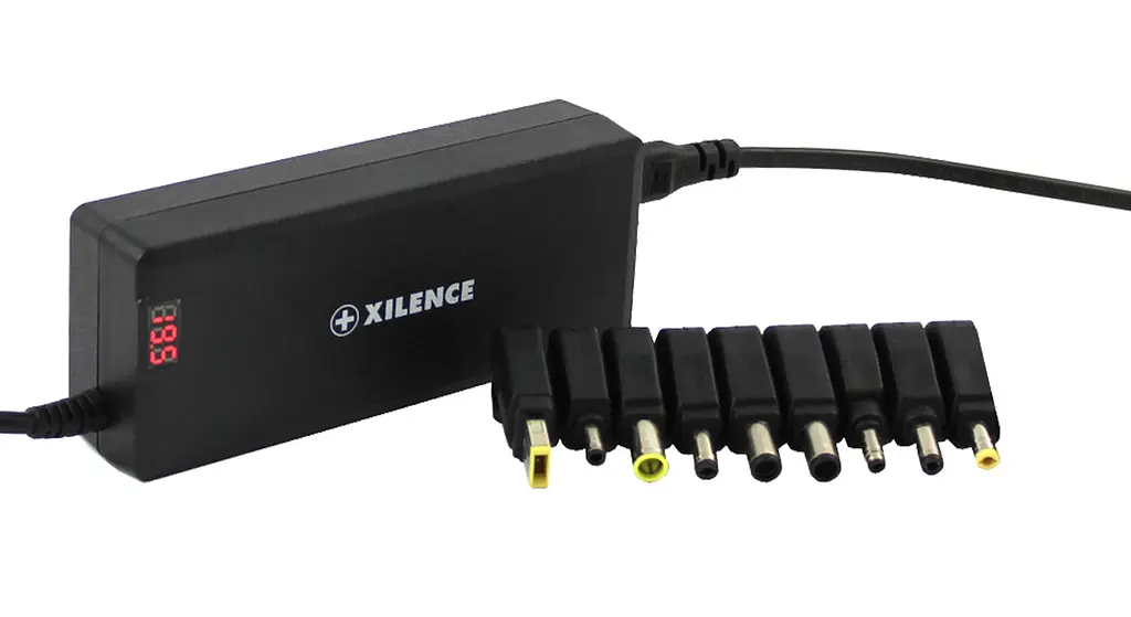 Адаптер для ноутбука Xilence 90W Mini Universal Чорний - фото 4