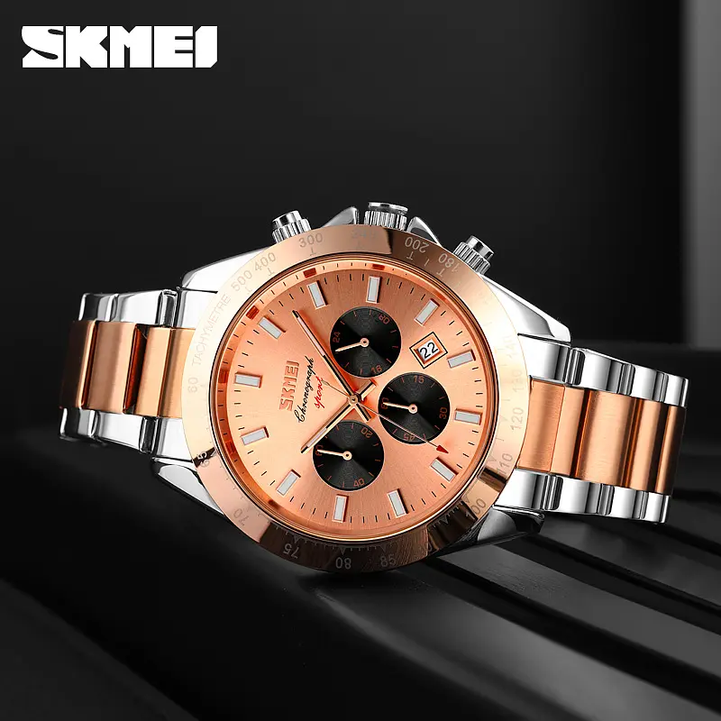 Чоловічий наручний годинник 9259RGRG Rose Gold-Rose Gold Skmei acs0029840 - фото 3