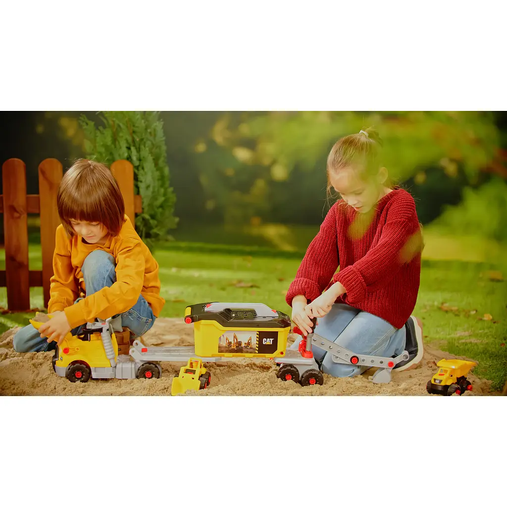Набір іграшкових вантажівок Klein Cat 4 в 1 (3252) - фото 17