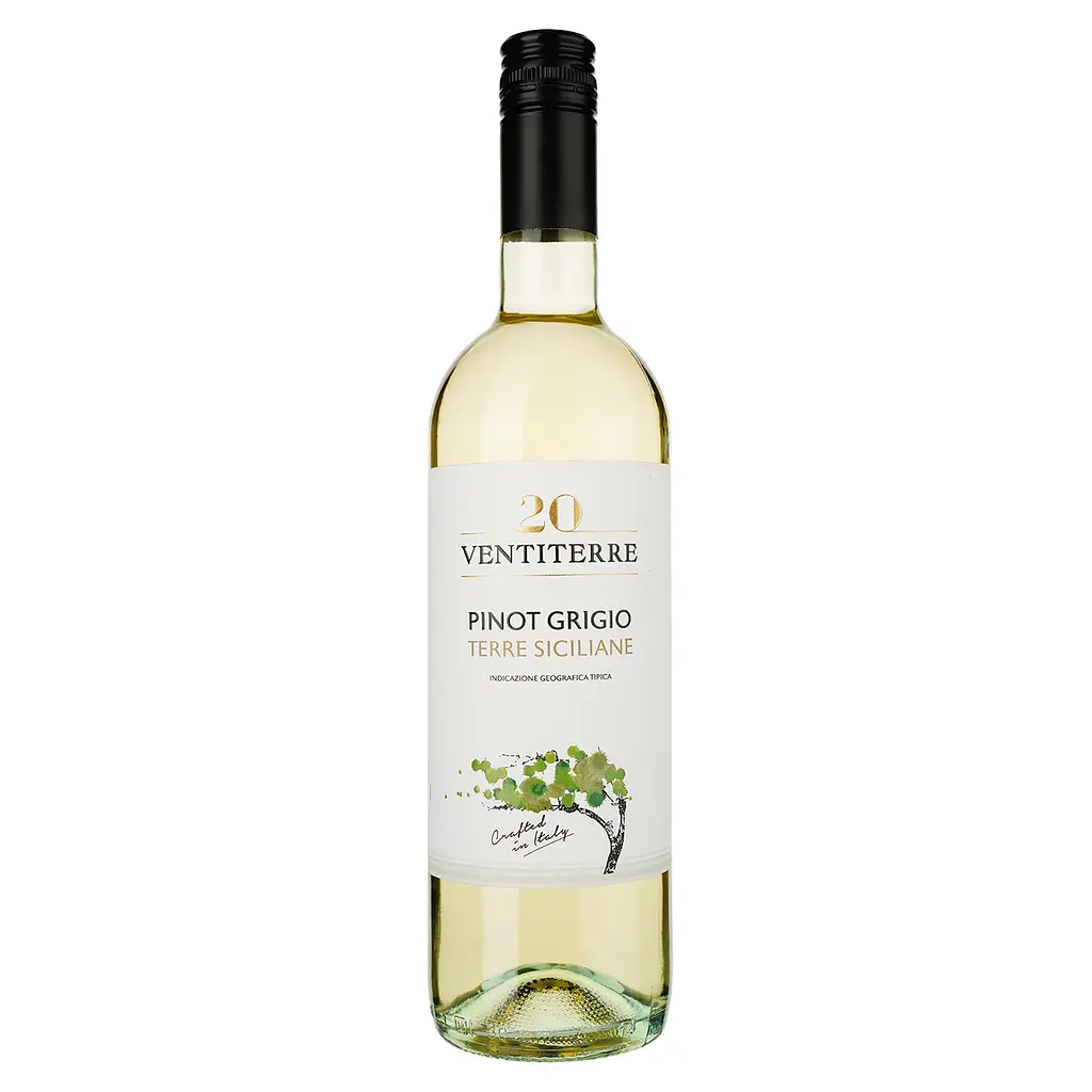 Упаковка вина Zonin Pinot Grigio Terre Siciliane белое сухое 4.5 л (0.75 л x 6 шт.) - фото 2