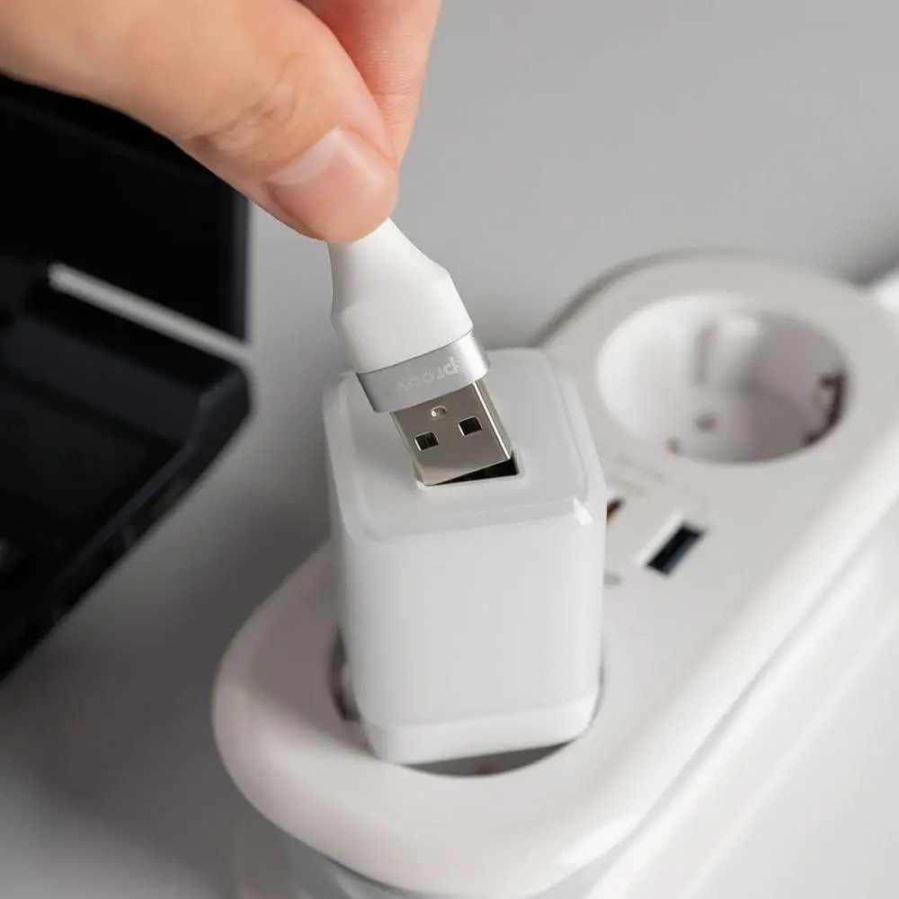 Зарядний пристрій Proove Pure GaN Plus 30W (Type-C + USB) white (WCPU30111202) - фото 6