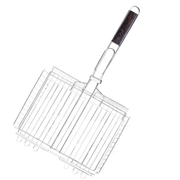 Решітка для гриля та барбекю TS Kitchen Grill глибока 32×25 см HP459 - фото 2