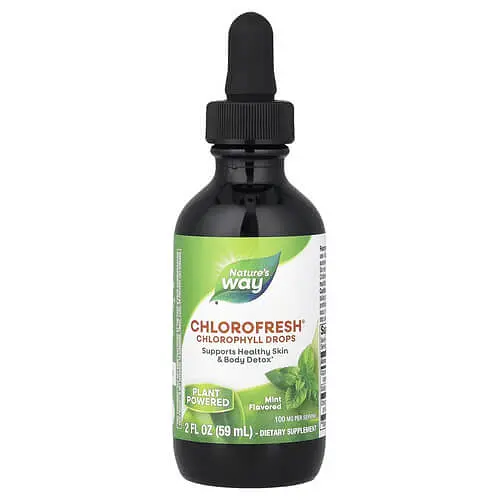 Хлорофіл Chlorofresh Chlorophyll Drops Mint 59 мл Nature's Way vit0004781 - фото 3