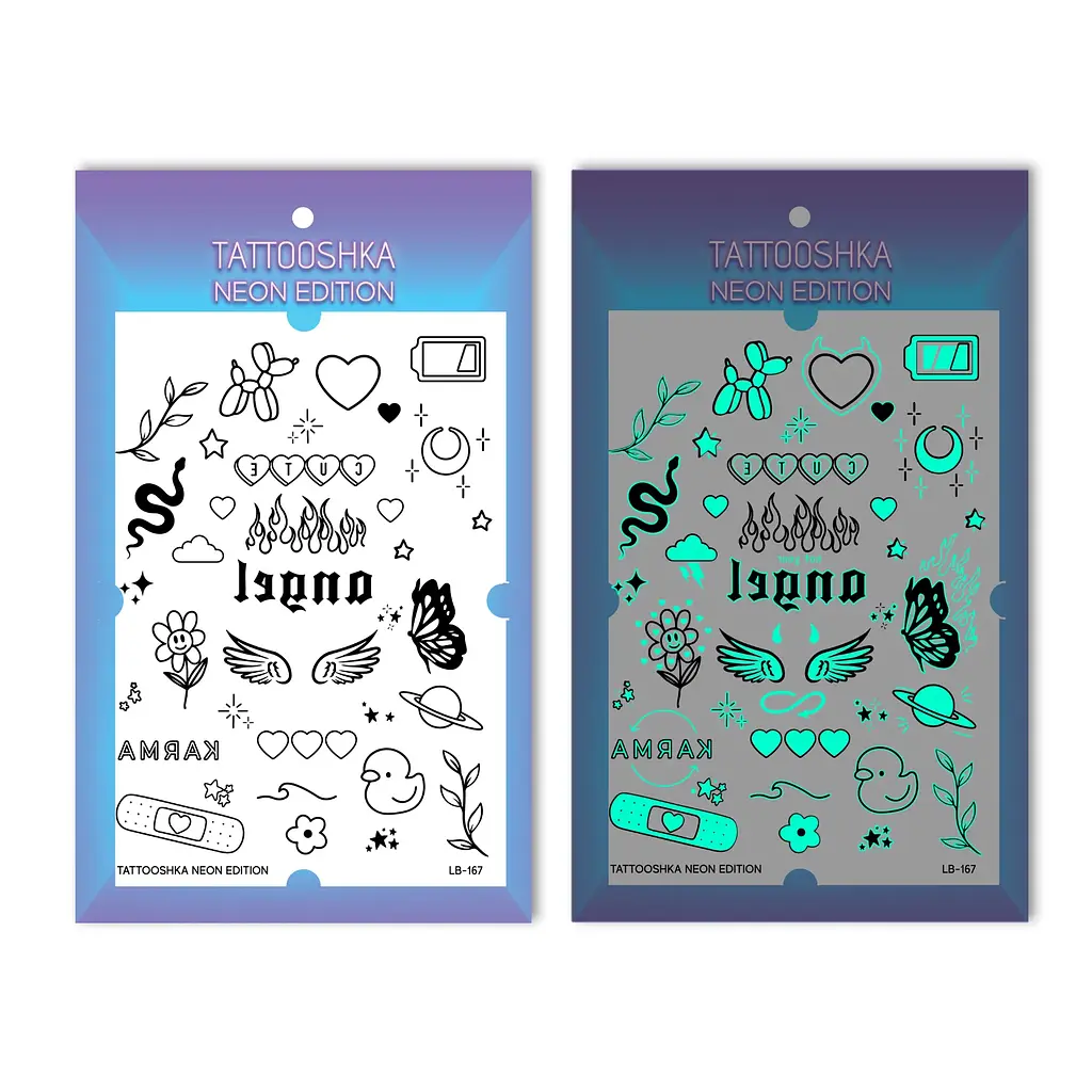 Набір тату FUN неонові Tattooshka LB-167 (4825800012239) shop (4825800012239)