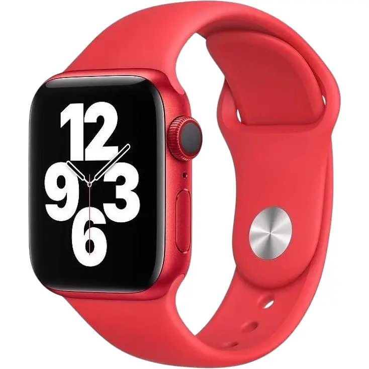 Ремінець DK CDK для Apple Watch 45mm (Series 7 / 8 / 9) M / L Silicone Sport Band (05531) (red) - фото 1