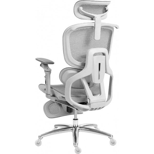 Офісне крісло GT Racer (B-816 White/Gray) - фото 7