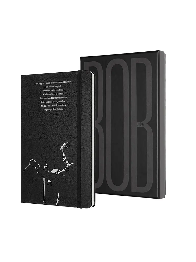 Записник Moleskine Bob Dylan в подарунковій упаковці середній, Лінійка (LEBDQP060CLT) - фото 2