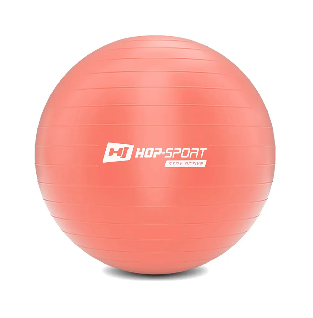 Фітбол Hop-Sport 55см рожевий + насос 2020 - фото 2