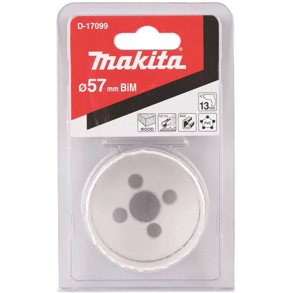 Свердло корончасте біметалеве 57 мм Makita D-17099