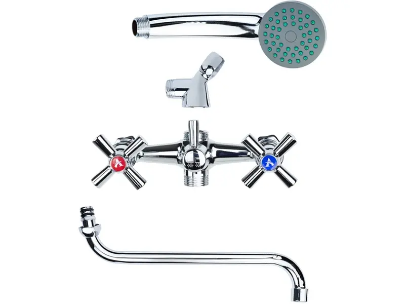 Смеситель для ванны с длинным изливом Aquatica PM-5C457C - фото 2
