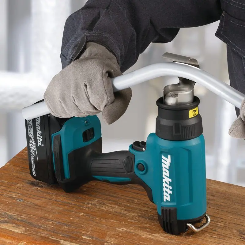 Фен строительный Makita DHG181ZK аккумуляторный 18В - фото 2