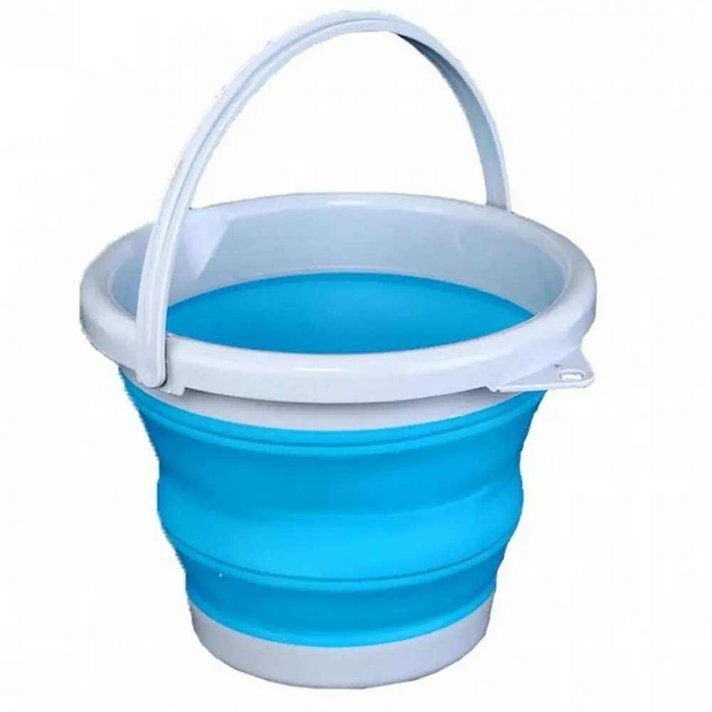 Складане силіконове відро 5л Collapsible Bucket - фото 2