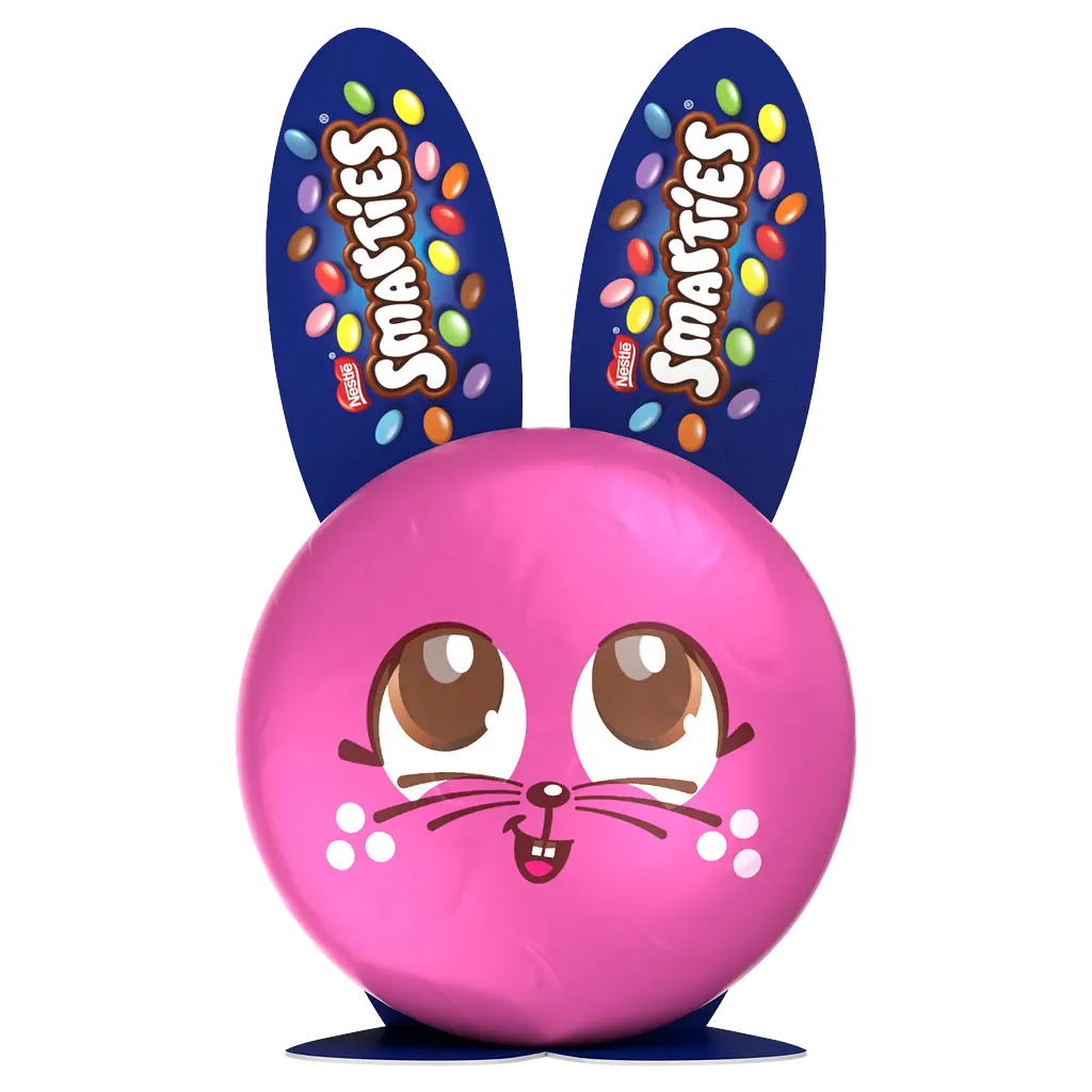Шоколадна фігурка Smarties Кролик із шоколадного драже в асортименті 50 г - фото 4
