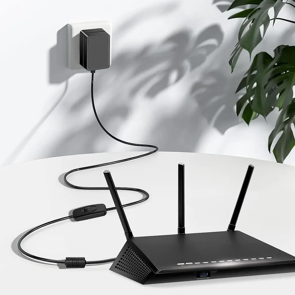 Адаптер живлення 12V 2A для WiFi роутерів Netgear, Linksys, Asus - фото 4