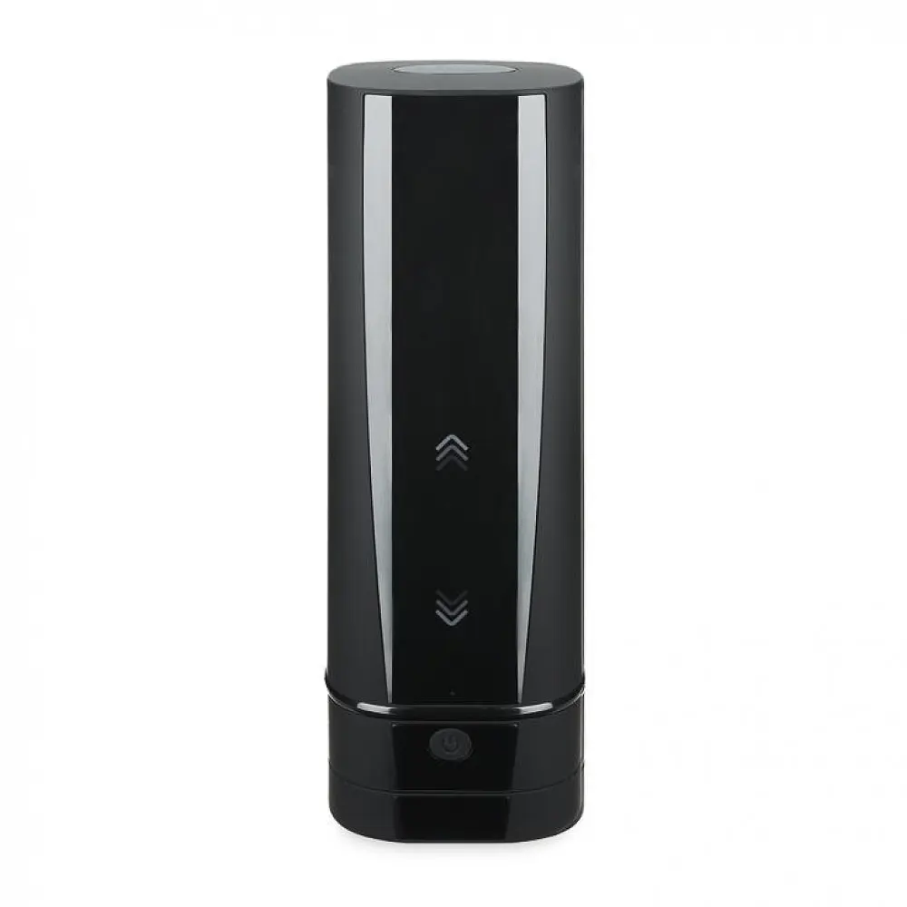Мастурбатор Kiiroo Onyx+ з теледильдонікою, 10 кілець, що стискаються, 17.5х5 см - фото 3