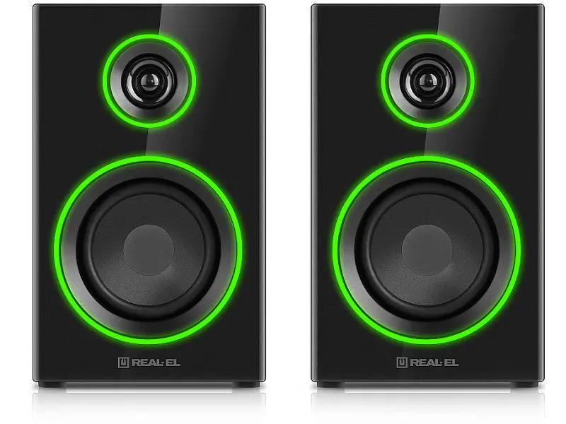 Комп'ютерні колонки REAL-EL S-410 Black (EL121200016) - фото 4