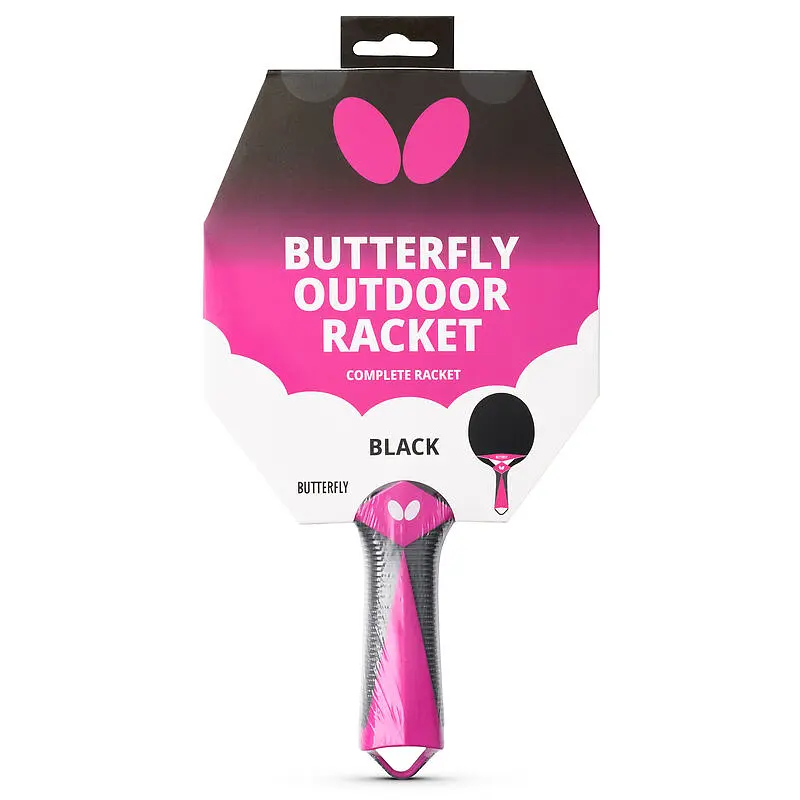 Ракетка для настільного тенісу Butterfly Outdoor Racket Black (6017973602) - фото 2