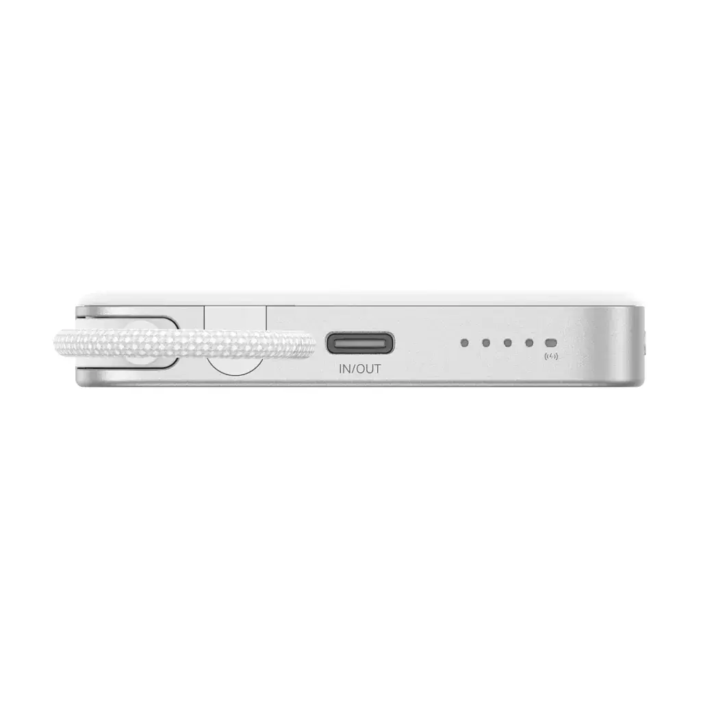 Батарея універсальна Ugreen 10000mAh 30W 1xUSB-C + 15W Magnetic Wireless + cable USB-C white (75983B) - фото 6