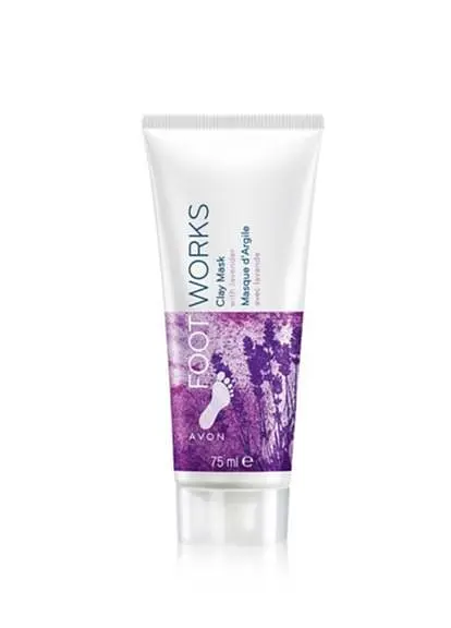Маска для ніг з глиною і екстрактом лаванди Avon, 75 мл