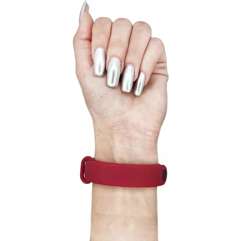 Силиконовый ремешок BeCover для Xiaomi Mi Smart Band 9 Red Wine (711969) - фото 5