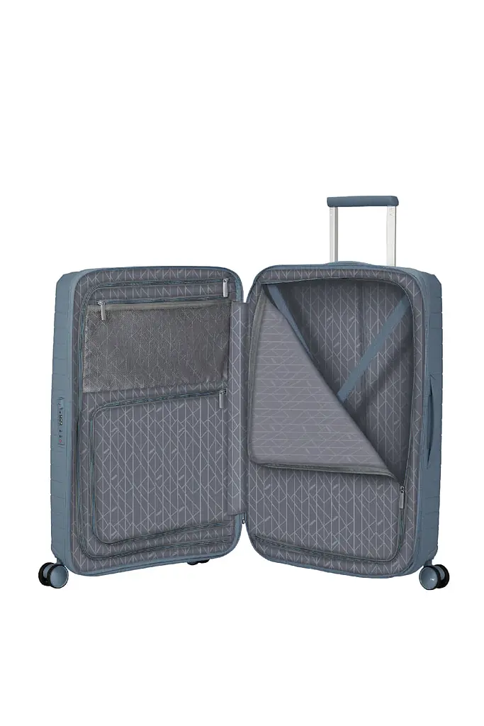 Валіза 68 См American Tourister FASTFORWARD STEEL BLUE 68x46x26(30) MI0*01002 - фото 2