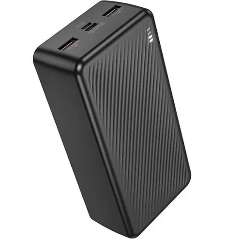 Універсальна мобільна батарея BOROFONE BJ56B Graceful 22.5W+PD20W 30000mAh чорна 6941991116445 - фото 2