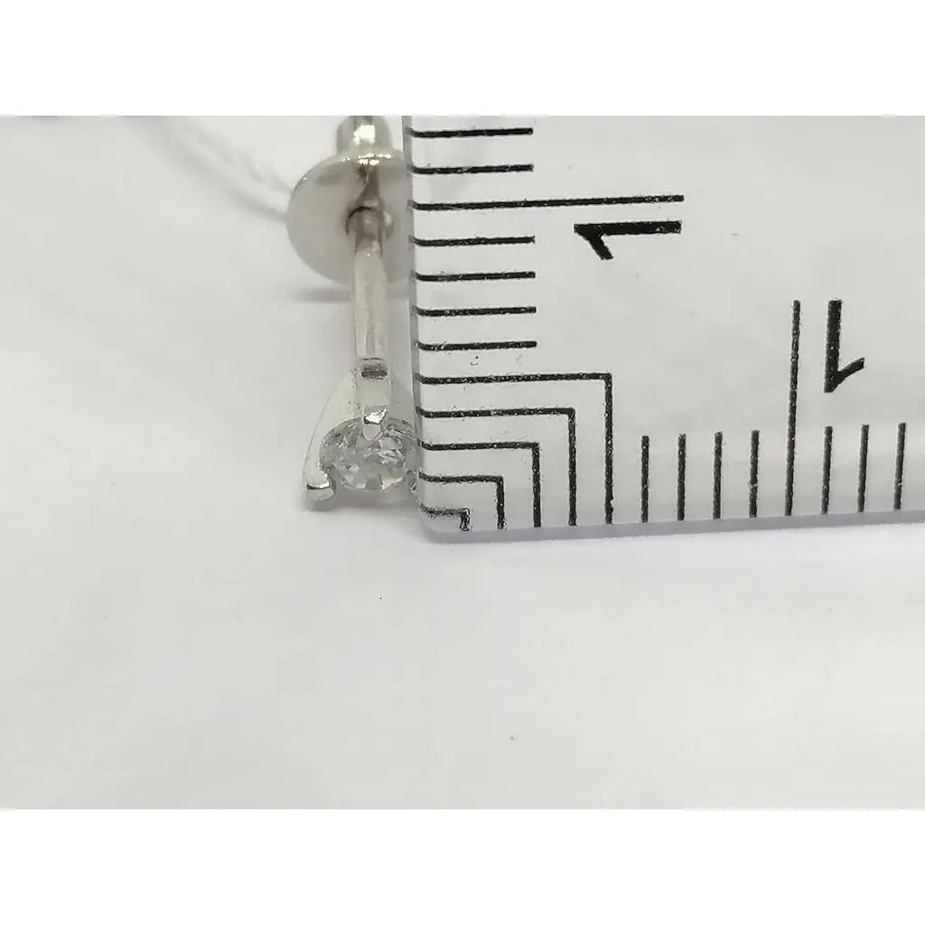 Золотые серьги-пуссеты Империя золота с фианитами. СП083БИ - фото 3