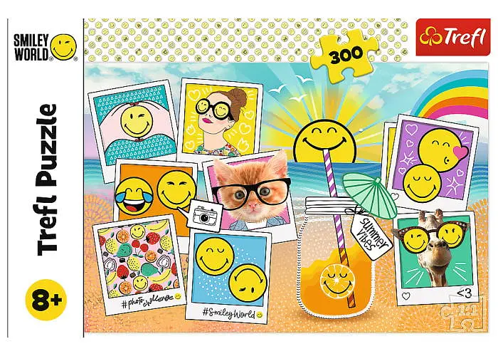 Пазл Trefl Посмішка у відпустці колаж 300 ел. (23019) - фото 2