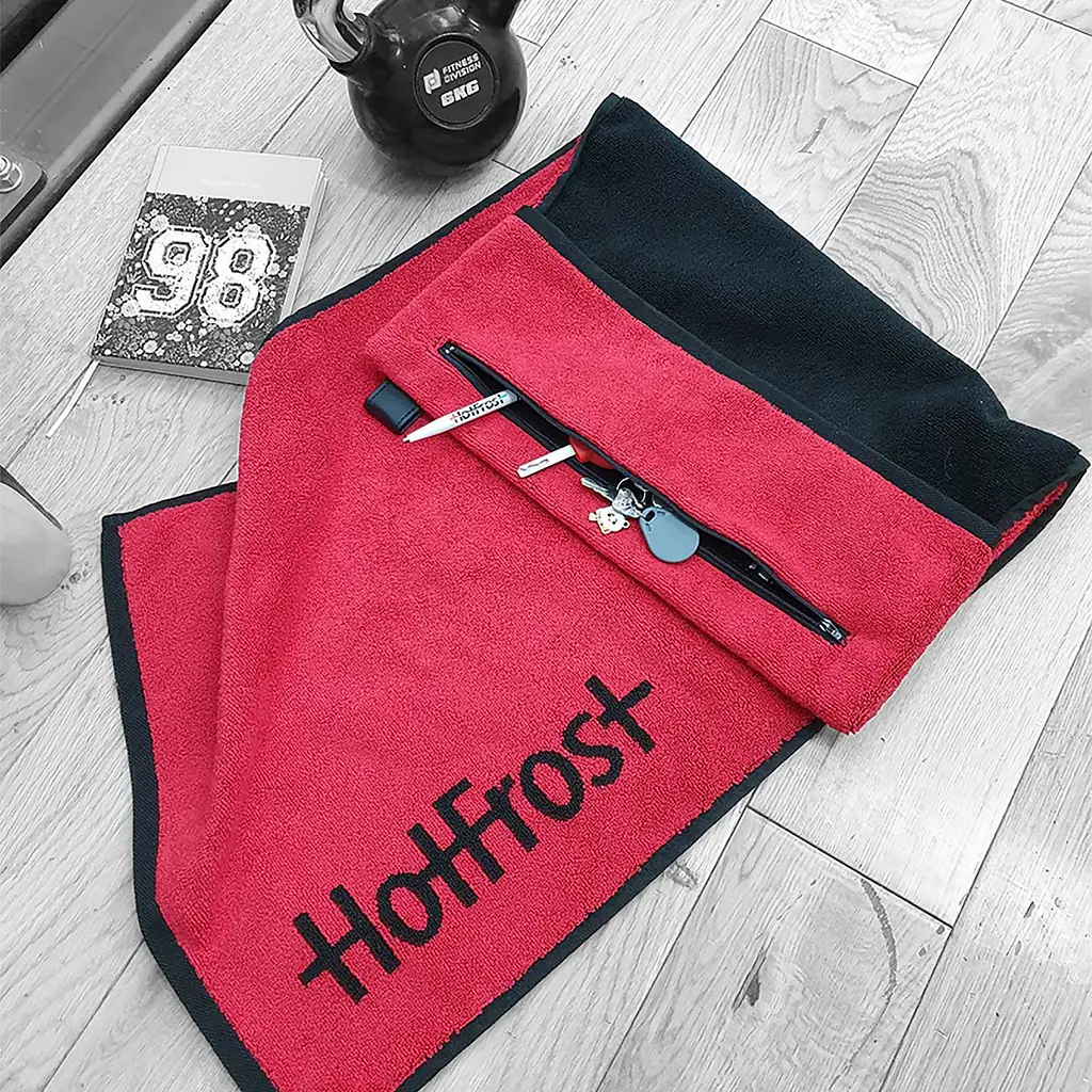 Рушник для фітнесу (40 * 85 см, червоний) HotFrost - фото 5