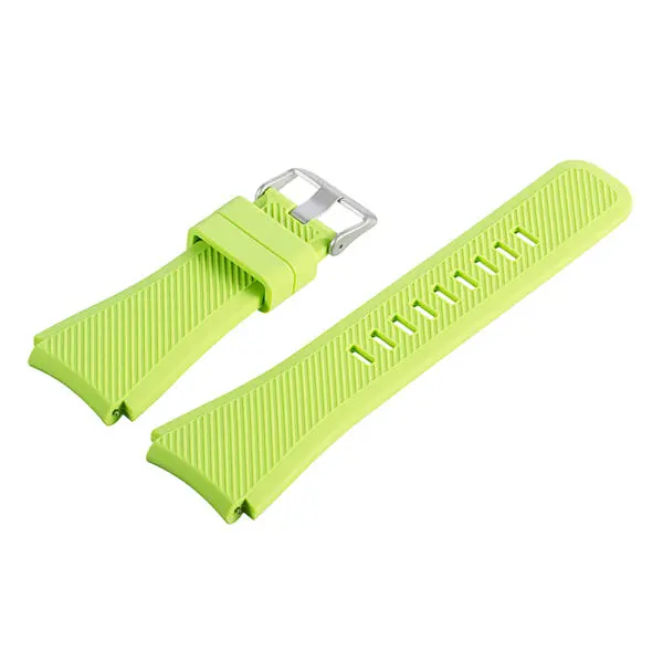 Силиконовый ремешок Watchbands для Samsung Galaxy Watch 3 45mm - зелёный (WB001GREEN345) - фото 3