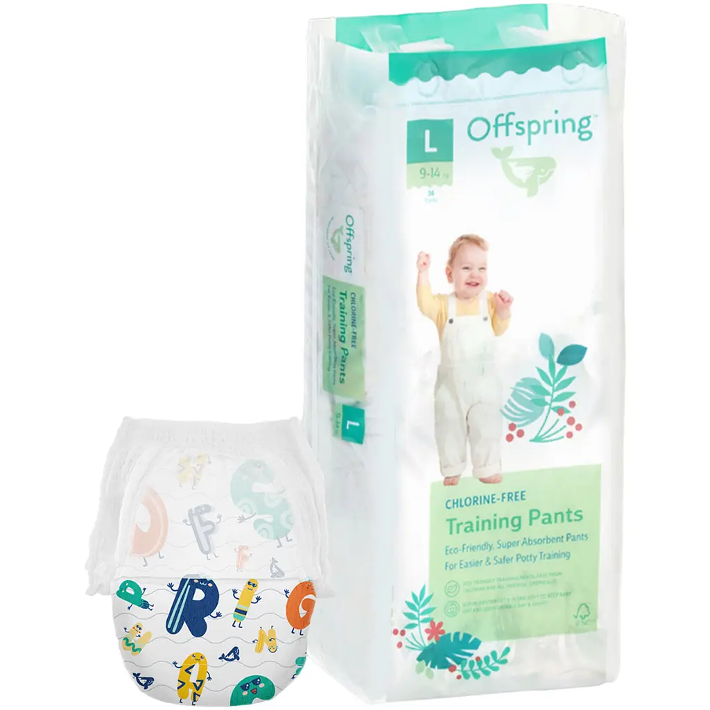 Підгузки-трусики Offspring ABC Dance розмір L (9-14 кг) 72 шт. (2 уп. х 36 шт.) - фото 2