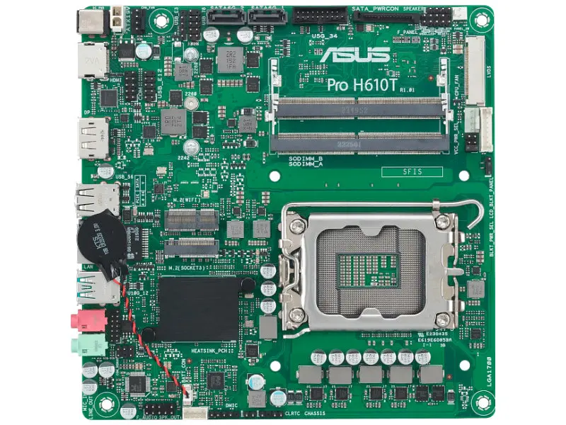 Материнська плата Asus Pro H610T-CSM