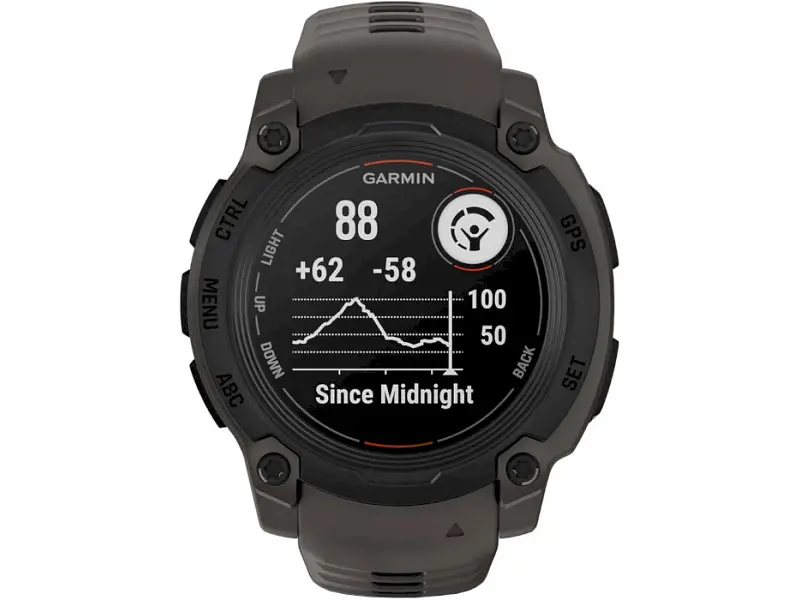 Смарт-годинник Garmin Instinct E 45mm Black with Charcoal Band (010-02933-00) - фото 7
